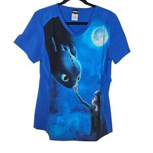 NEW Tooniforms S How To Train Your Dragon Modern Classic Scrub Top Fandom
